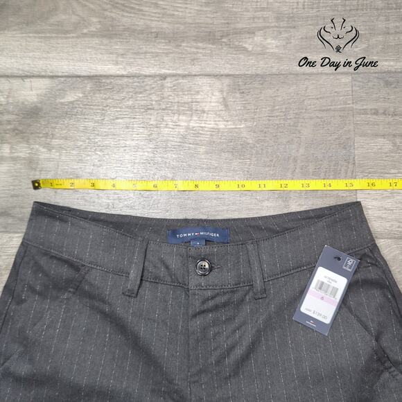 Tommy Hilfiger Striped Wide Leg Cargo Pants Size 6 - Picture 3 of 6